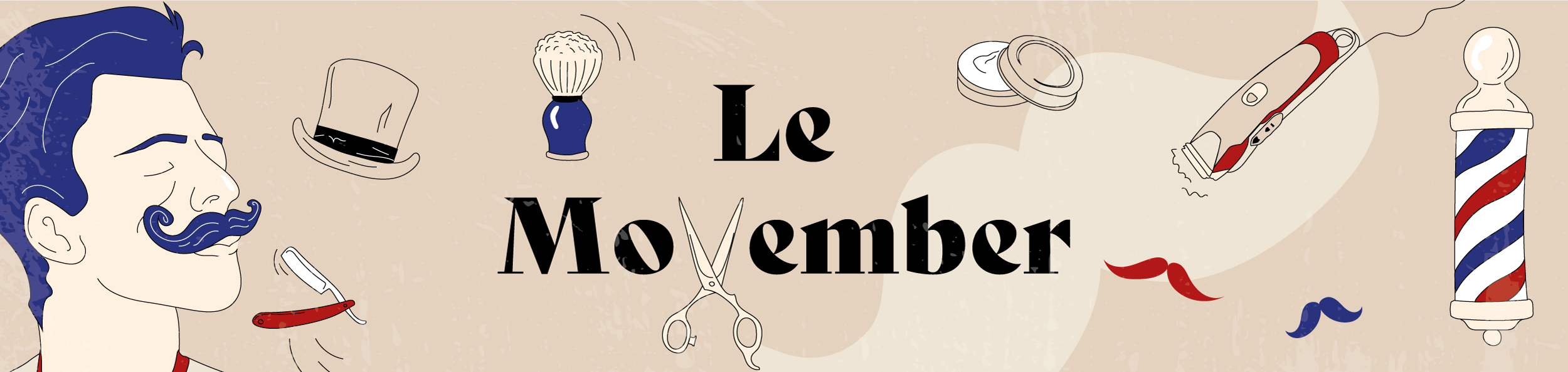 Le Movember : la moustache vous va à ravir !