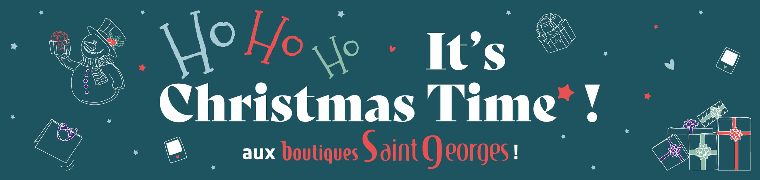 Christmas Time* : La féérie de Noël arrive aux Boutiques Saint Georges !