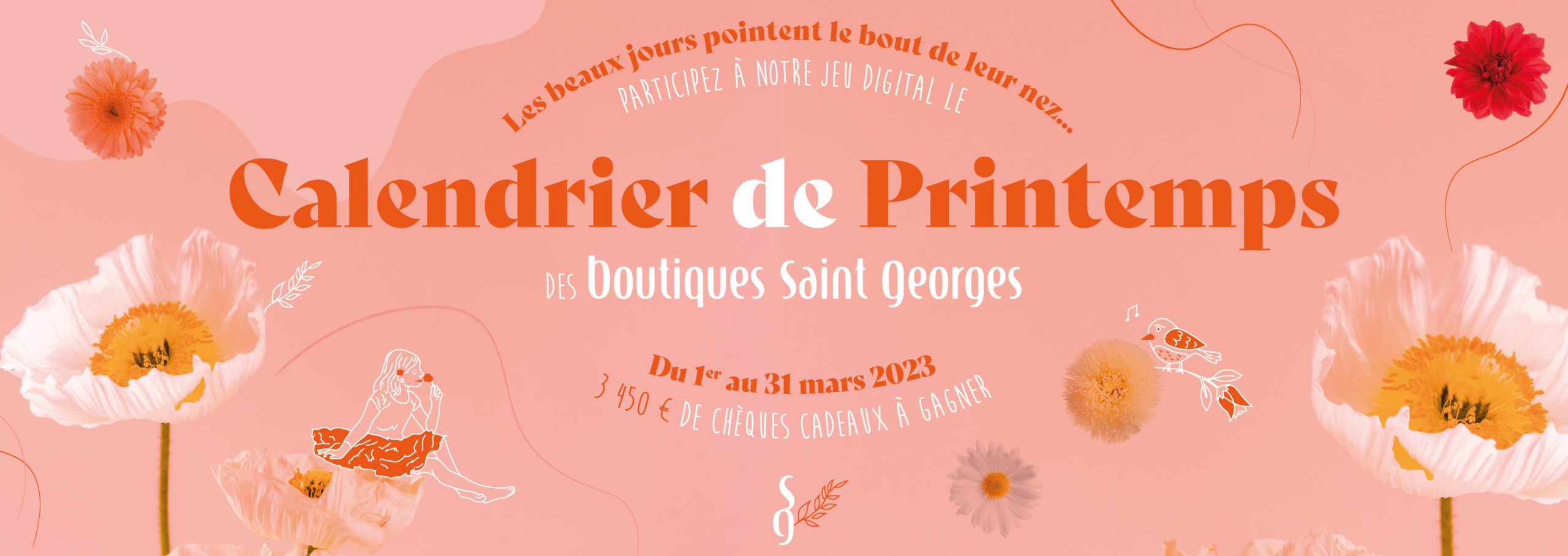 JEU : Le Calendrier de Printemps des Boutiques Saint Georges ! 🌼