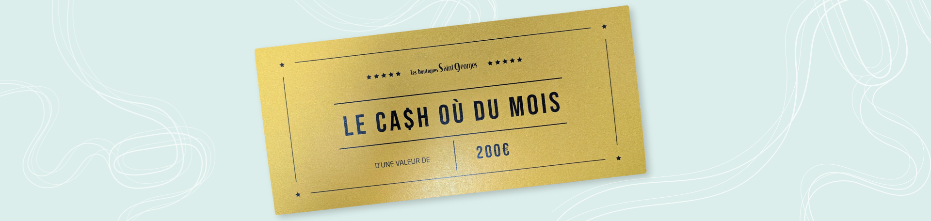 LE CA$H OÙ DU MOIS !